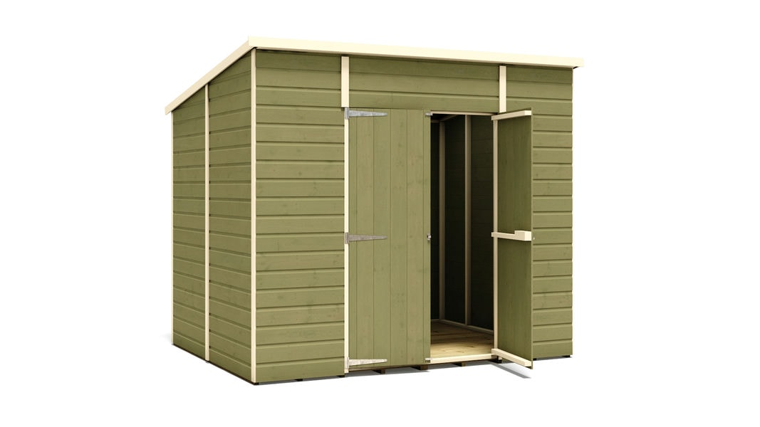 pressure-treated-hobbyist-pent-windowless-central-door-garden-shed-8-x-6