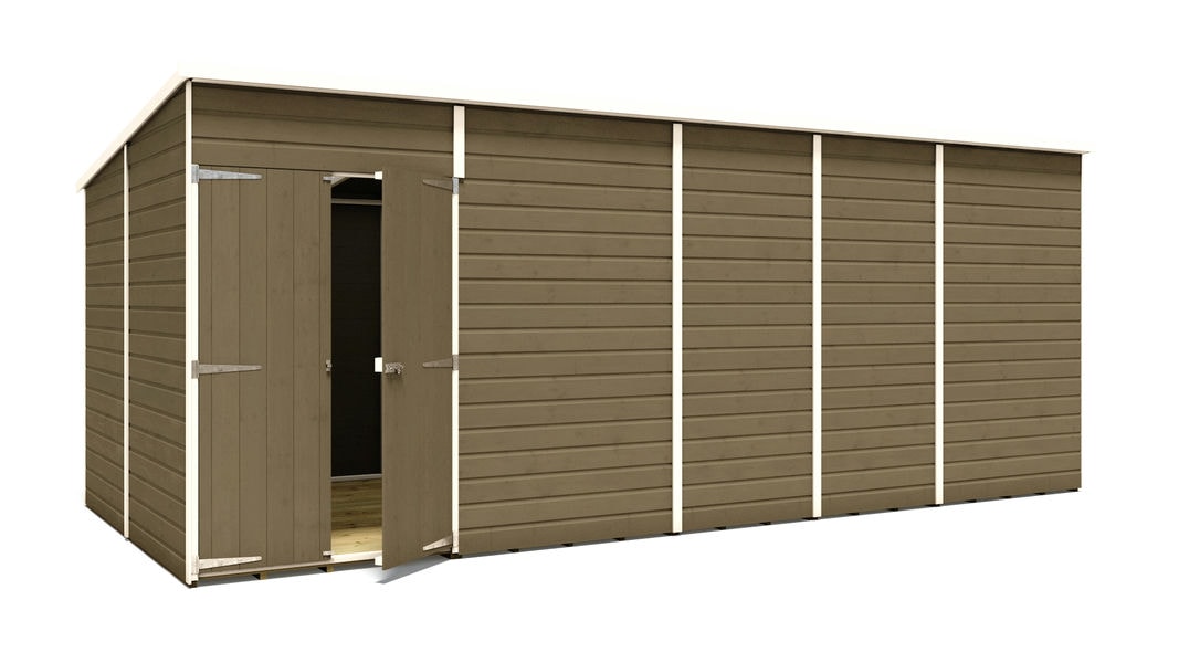 pressure-treated-hobbyist-pent-windowless-offset-door-garden-shed-18-x-8